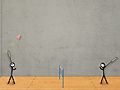 Spiel Stickfigur Badminton  Online