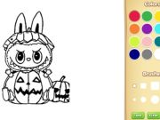 Spiel Halloween Labubu Färbung und Zeichnungsspiel Online