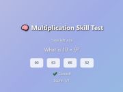 Spiel Multiplikationstest Online