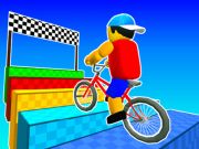 Spiel Obby auf einem Fahrrad Online