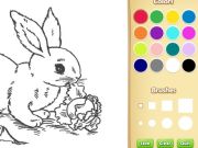Spiel Hasen Malbuch für Kinder Online
