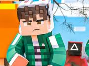 Spiel Puzzle: Tintenfischspiel Minecraft Online