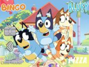Spiel Puzzle: Bluey-Kreditkarte Online