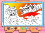 Spiel Malbuch: Bombardino Crocodilo Online