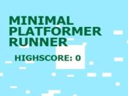 Spiel Minimaler Plattformer Runner Online