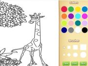 Spiel Dschungeltiere Malbuch für Kinder Online