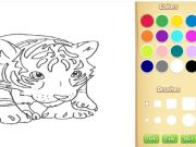 Spiel Baby Tiger Malbuchbuch Online