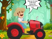 Spiel Füllen Sie den Treibstoff im Bauerntraktor aus Online