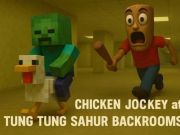 Spiel Hühnerjockey bei Tung Tung Sahur Backrooms Online
