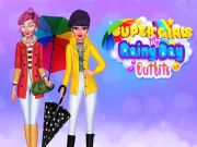 Spiel Super Mädchen meine regnerischen Tagesoutfits Online