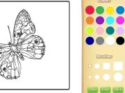 Spiel Schmetterlinge Malbuch für Kinder Online