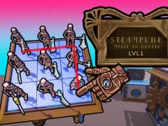 Steampunk Merge To Battle – kostenloses Online-Spiel