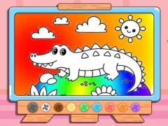 Coloring Book: Crocodile – kostenloses Online-Spiel
