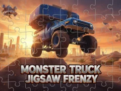 Monster Truck Jigsaw Frenzy – kostenloses Online-Spiel