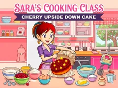 Sara’s Cooking Class: Cherry Upside Down Cake – kostenloses Online-Spiel