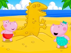 Hippo Beach Adventures – kostenloses Online-Spiel