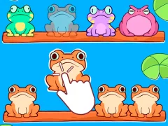 Sorting frogs – kostenloses Online-Spiel