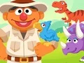 123 Sesame Street: Ernie's Dinosaur Day Care – kostenloses Online-Spiel