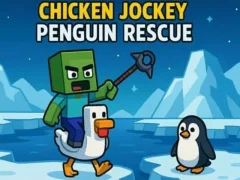 Chicken Jockey: Penguin Rescue – kostenloses Online-Spiel