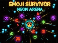 Emoji Survivor - Neon Arena – kostenloses Online-Spiel
