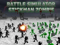 Battle Simulator Stickman Zombie – kostenloses Online-Spiel