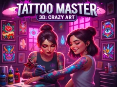 Tattoo Master 3D: Crazy Art – kostenloses Online-Spiel