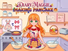 Diary Maggie Making Pancake – kostenloses Online-Spiel