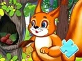 Jigsaw Puzzle: Squirrel Hide Food – kostenloses Online-Spiel