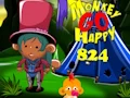 Monkey Go Happy Stage 824 – kostenloses Online-Spiel