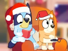Jigsaw Puzzle: Bluey Christmas Party – kostenloses Online-Spiel
