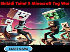 Skibidi Toilet X Minecraft Tug War – kostenloses Online-Spiel