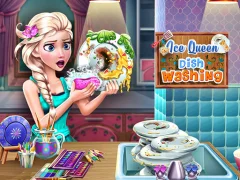 Ice Queen Dish Washing – kostenloses Online-Spiel