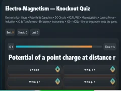 Electro-Magnetism - Knockout Quiz – kostenloses Online-Spiel