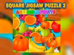 Square jigsaw Puzzle 2 - Assemble Fruits – kostenloses Online-Spiel