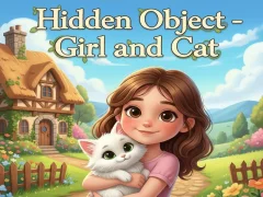 Hidden Object - Girl and Cat – kostenloses Online-Spiel