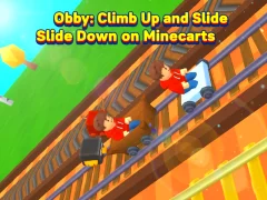 Obby: Climb Up and Slide Down on Minecarts – kostenloses Online-Spiel