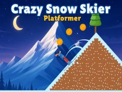 Crazy Snow Skier: Platformer – kostenloses Online-Spiel