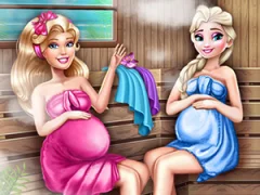 Cute Mommies Pregnant Sauna – kostenloses Online-Spiel