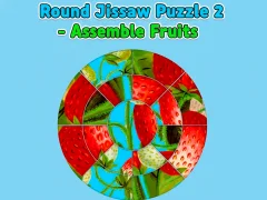 Round jigsaw Puzzle 2 - Assemble Fruits – kostenloses Online-Spiel