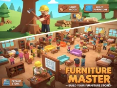 Furniture Master – Build Your Furniture Stor – kostenloses Online-Spiel