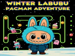 Winter Labubu Pacman Adventure – kostenloses Online-Spiel