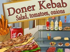 Doner Kebab Salad, Tomatoes, Onions – kostenloses Online-Spiel