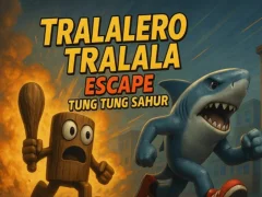 Tralalero Tralala escape Tung Tung Sahur – kostenloses Online-Spiel