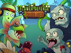 Flower Defense Zombie Siege – kostenloses Online-Spiel
