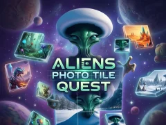 Aliens Photo Tile Quest – kostenloses Online-Spiel
