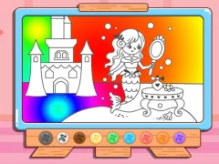 Coloring Book: Mermaid Makeup – kostenloses Online-Spiel