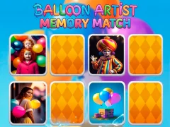 Balloon Artist Memory Match – kostenloses Online-Spiel