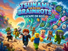 Tsunami For Escape Brainrots – kostenloses Online-Spiel