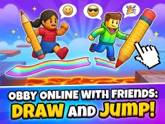 Obby online with friends: Draw and Jump! – kostenloses Online-Spiel