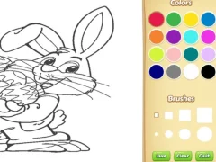 Easter Bunny Coloring Book for Kids – kostenloses Online-Spiel